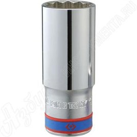 Головка торцевая глубокая двенадцатигранная 1/2", 32 мм, KING TONY, 423032M