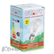 Электрич.лампа СТАРТ стандартная/прозрачная 60W E27