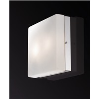 Светильник настенно-потолочный для ванных комнат Odeon Light 2406/2A Hall 2xE14 никель IP44