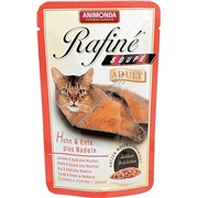 ANIMONDA RAFINE SOUPE ADULT конс. 100 гр. Коктейль из курицы, утки и пасты для взрослых кошек (пауч)