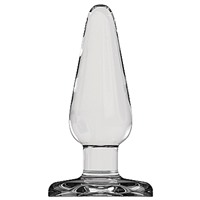 Shots Toys Bottom Line Buttplug Acrylic Model 2, 13 см прозрачная
Анальная пробка