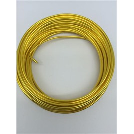 Проволока цветная алюминиевая 100% цвет: желтый (yellow) 2мм 10м