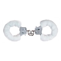 Toy Joy Furry Fun Cuffs, белые
Наручники с мехом