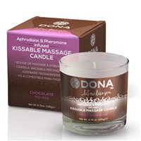 Dona Kissable Massage Candle Chocolate Mousse, 135 г
Массажная свеча с ароматом шоколада