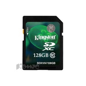 Карта памяти Kingston SDXC 128GB Class 10 UHS-I(SDX10V/128GB)