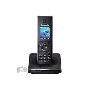 Телефон Panasonic KX-TG8551RUB чёрный,ЖК цвет.дисплей,радионяня