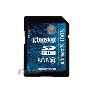 Карта памяти Kingston SDHC 8GB Class 10 UHS-I(SD10V/8GB)