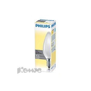 Электрич.лампа Philips свеча/матовая 60W E14 FR/B35 (10/100)