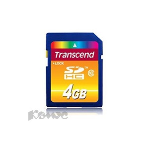 Карта памяти Transcend SDHC 4GB Class10(TS4GSDHC10)