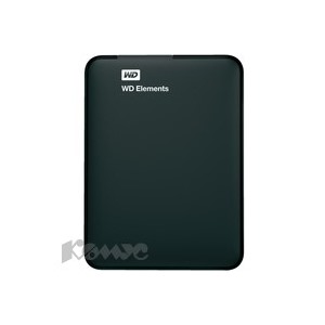 Портативный HDD WD Elements 2Tb USB3.0(WDBU6Y0020BBK-EESN)черн, 2.5"