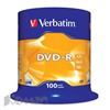 Носители информации Verbatim DVD-R 4,7GB 16х CB/100 43549