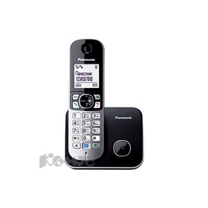 Телефон Panasonic KX-TG6811RUB чёрно-серый