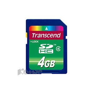 Карта памяти Transcend SDHC 4GB Class4(TS4GSDHC4)