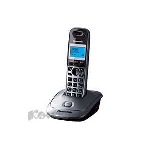 Телефон Panasonic KX-TG2511RUM серый металлик,АОН.гр.связь
