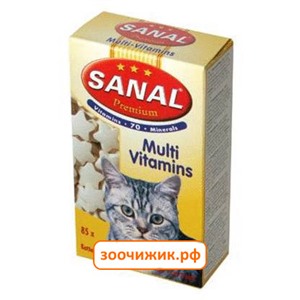 Витамины Sanal "Premium" для кошек (85таб) SC3700