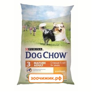 Сухой корм Dog Chow mature для собак (старше 5 лет) курица (14 кг)