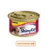 Влажный корм Gimpet ShinyCat для кошек тунец+краб (70гр)