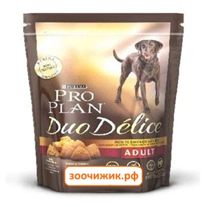 Сухой корм Pro Plan Duo Delice для собак (для взрослых, для всех пород) курица+рис (700 гр)