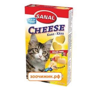 Витамины Sanal "Cheese" для кошек с сыром (40таб) SC3600