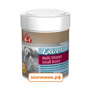 Витамины 8in1 Eur Excel Multi Vitamin для собак (для мелких пород) (70таб) (150мл)