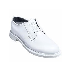Bates Men's Lites® White Leather Oxford