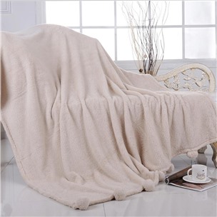 Softness №4(беж) Плед.220х230