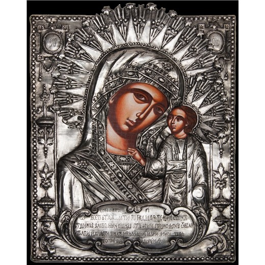 Живописная Икона "Божьей Матери "Одигитрия"