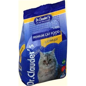 Dr.Clauder`s сухой 15 кг для кошек Курица (1х40)