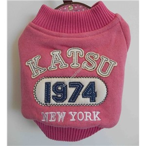 Катсу Куртка " Нью-Йорк" тёпл.трикотаж, разм.XS (22х35х20см), розовая