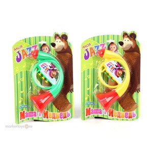 Труба 5846GТ Маша и Медведь на листе. Акция5