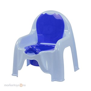 Горшок-стульчик голубой М-1326