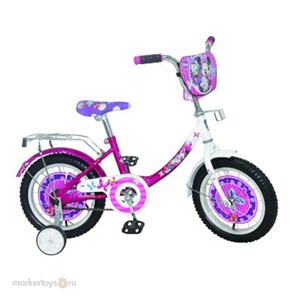 Велосипед 2-х 14" ВМ314043 Mickey Mouse бел/роз /NAVIGATOR/