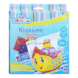 Мозаика самокл. "Кораблик"