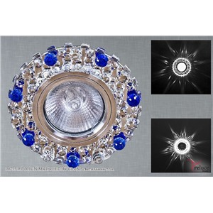  Reluce 00755-9.0-001CN MR16+LED3W CL+BL светильник точ.