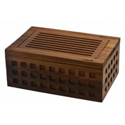  LAVA Хлебница с разделочной доской LAVA IROKO Premium 26х40см