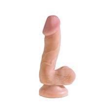 Фаллоимитатор реалистик на присоске PipeDream King Cock+ Dual Density 13.5 см