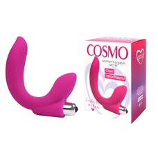 Вибратор двойного действия Cosmo 19 см.