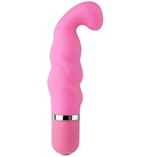 Розовый вибратор для G-массажа NEON EXTREME DREAM PINK - 11,4 см.