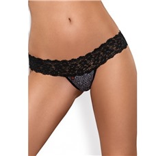 Стринги-комплект с животным принтом Lacea Obsessive, 2 шт.