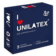 Ультрапрочные презервативы Unilatex Extra Strong - 3 шт.