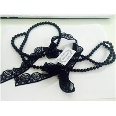 Чувственные стимулирующие трусики из бус La perla - Dolce Piccante