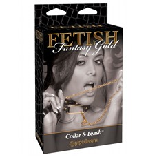 Ошейник FF GOLD COLLAR & LEASH 397823PD