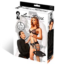 Черная смирительная рубашка унисекс L/XL