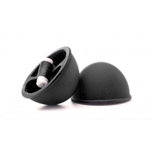 Чёрные вакуумные присоски с вибрацией Vibrating Suction Cup