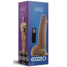Реалистичный вибратор на присоске Mad Oscar - 20,5 см.