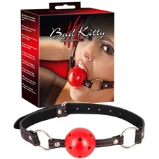 Кляп с отверстиями для дыхания Bad Kitty Knebel, 4.5 см.