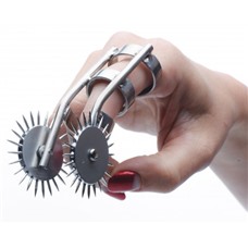 Массажер колесо Вартенберга Spikes Double Finger Pinwheel - Master Series
