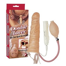 Насадка на пенис с вибрацией Double Love - Orion, 20 см