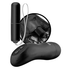 Трусики с силиконовым вибратором Limited Edition Black