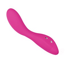Розовый вибратор EMBRACE BELOVED WAND - 20 см.